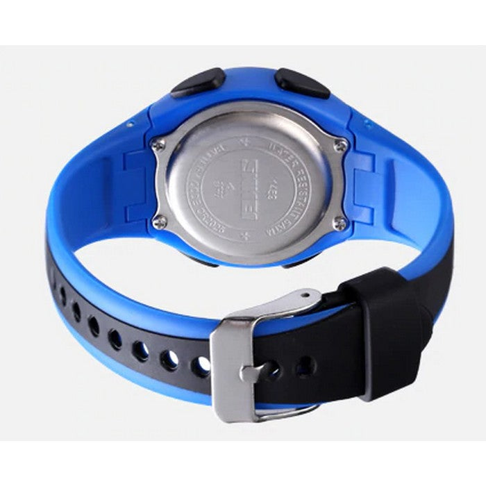 Digital Boy's Watch With Blue And Black Strap And Case