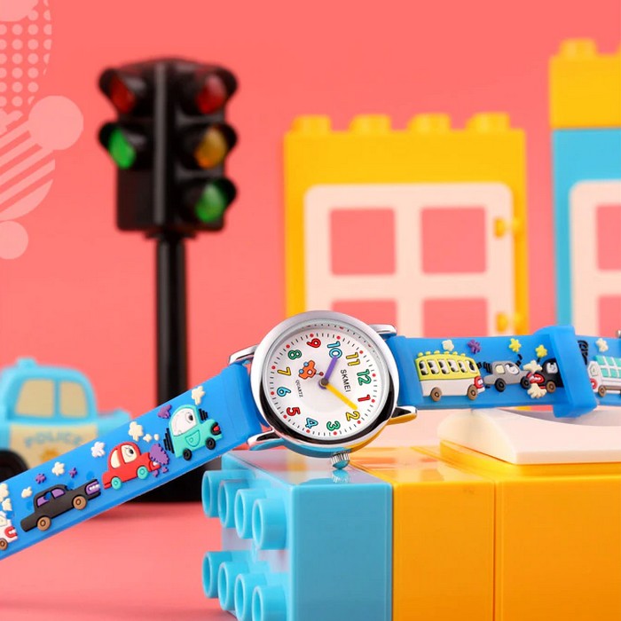 Educational Cars & Buses Boy's Watch