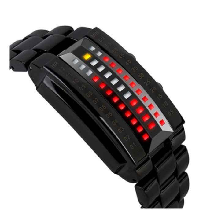 Original Boy's Watch With Steel Bracelet And LED