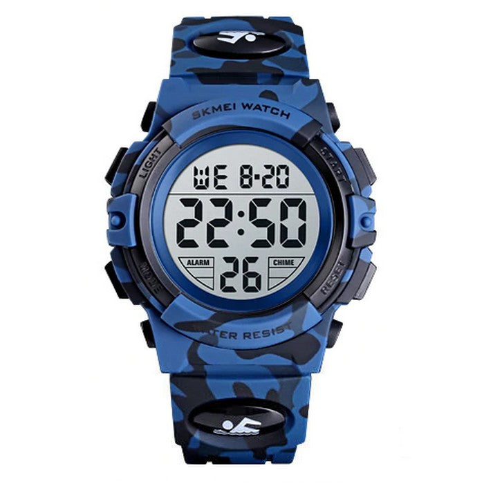 Digital Green Camouflage Boy's Watch