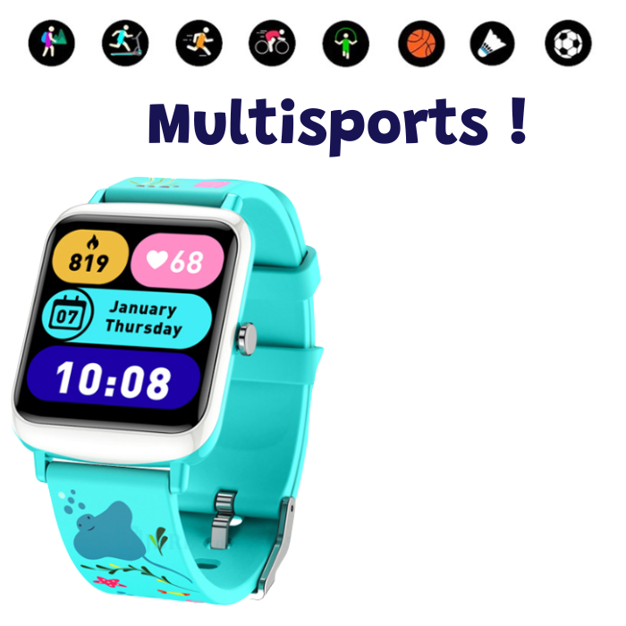 Kids waterproof top smart watch