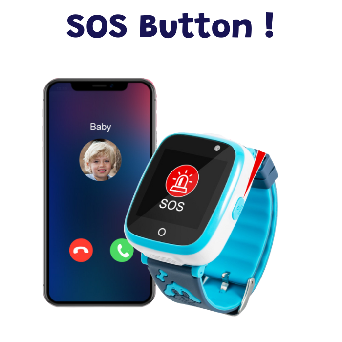 Gps watch hot sale with sos button