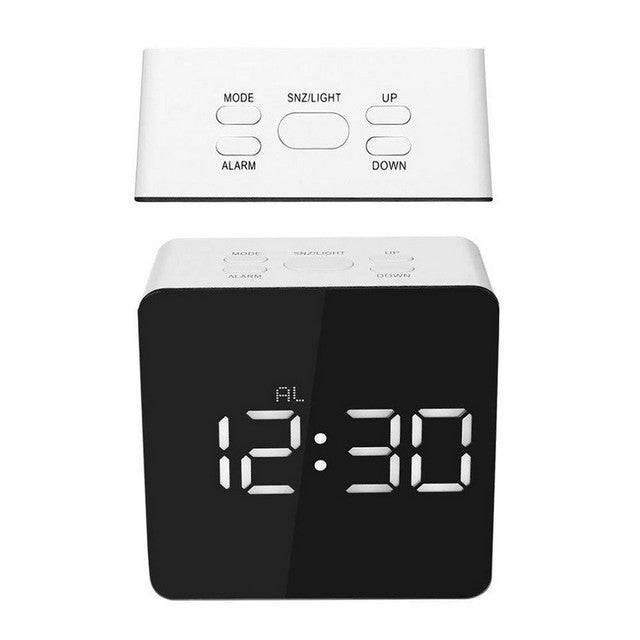 Digital Children's Alarm Clock With Square Dial