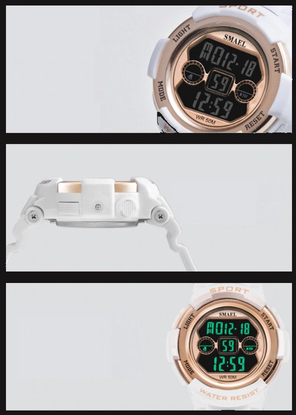 Girls Digital Waterproof Watch 