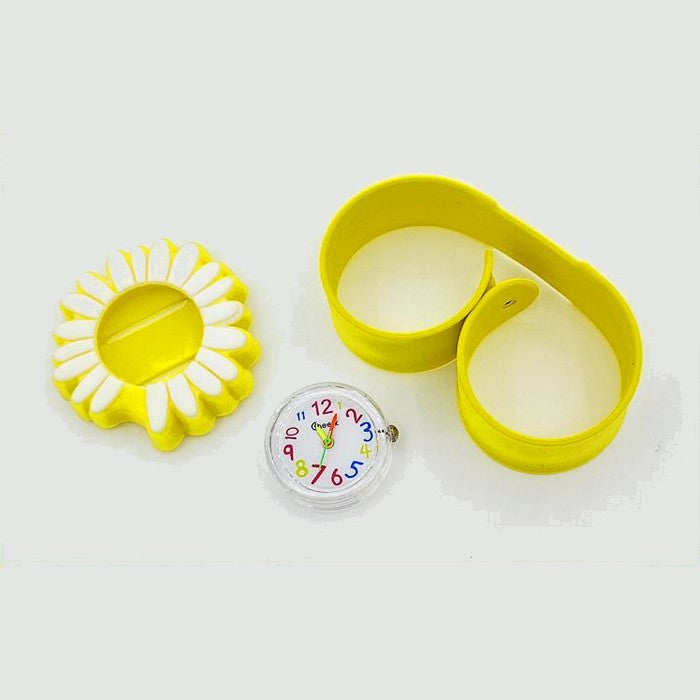 Girl's Flower Dial Educational Watch