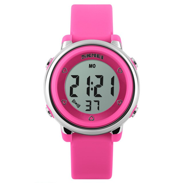 Girl's Digital Watch Small Hearts Dial