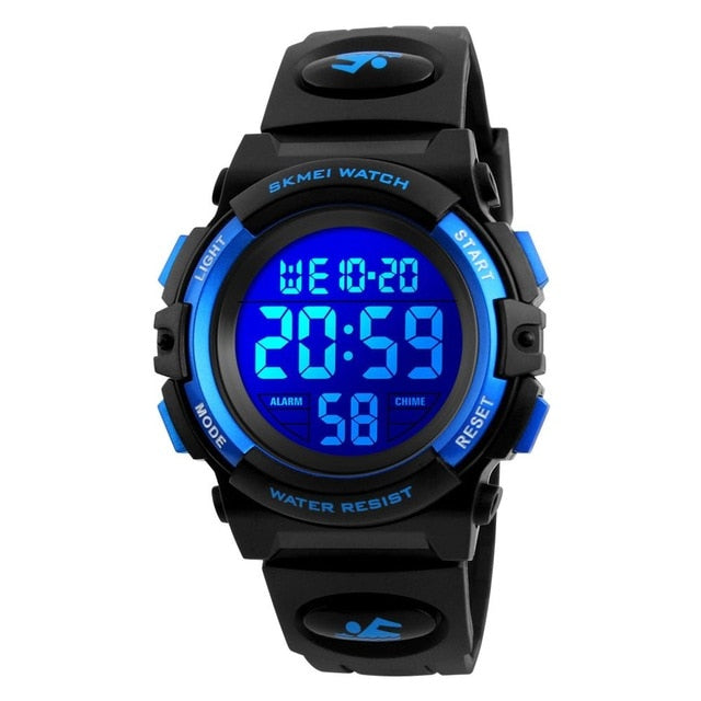 Boys digital watch clearance with alarm