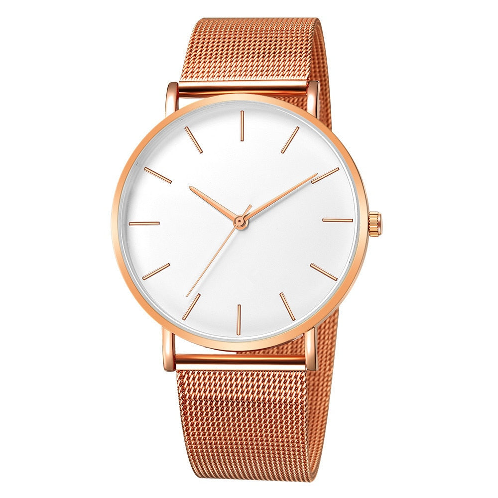 Rose Gold Watch for Teenage Girl Chrono Kids