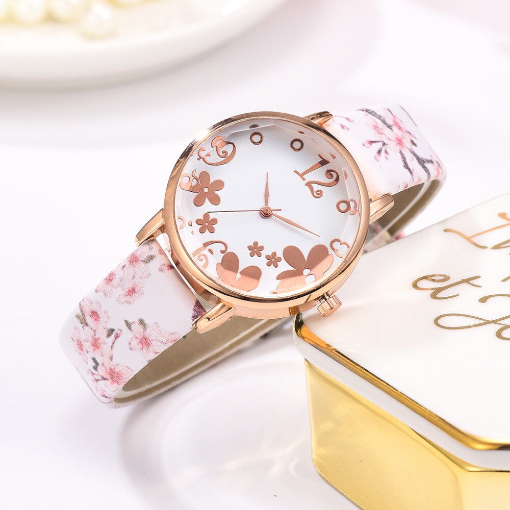 Flower discount watches ladies