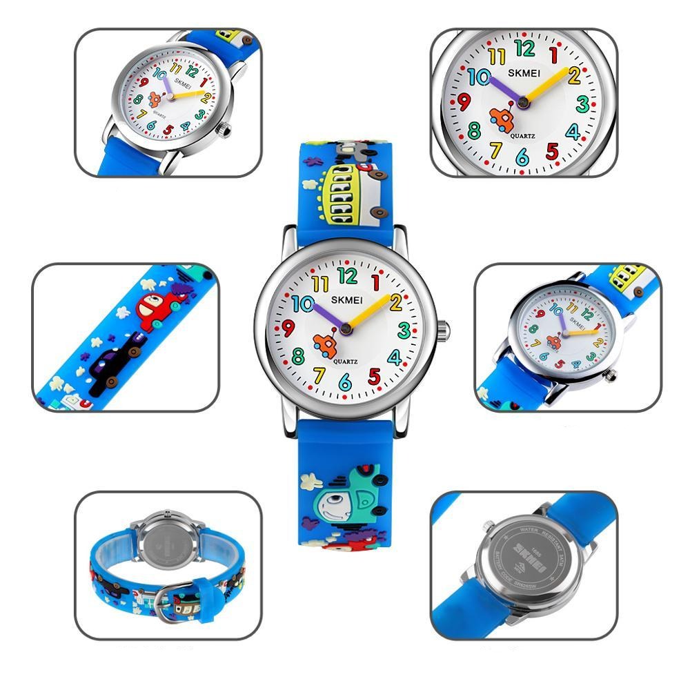 Educational Cars & Buses Boy's Watch