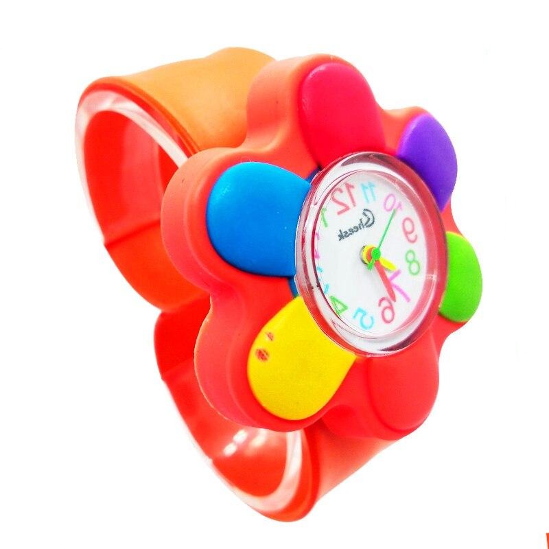 Multicolor Flower Educational Watch