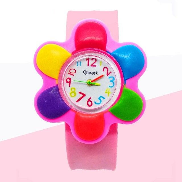 Multicolor Flower Educational Watch