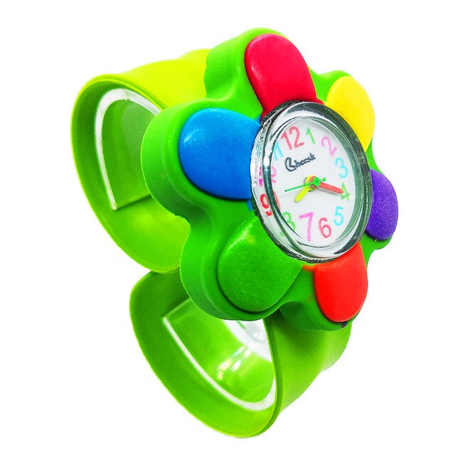 Multicolor Flower Educational Watch