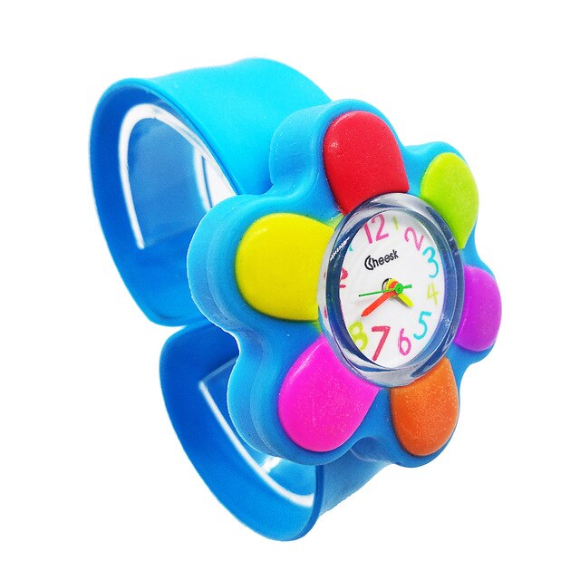 Multicolor Flower Educational Watch