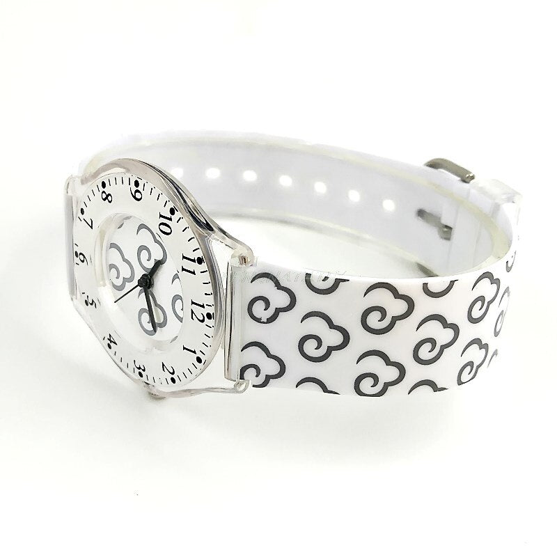 Analog Girl's Clouds Watch