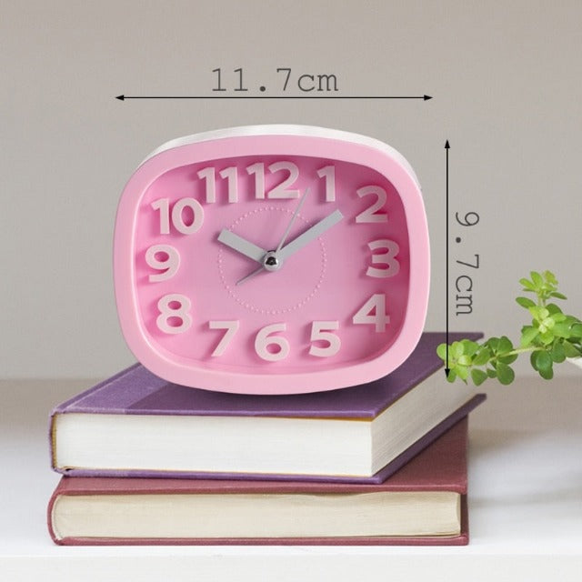 Analog Children's Black Small Alarm Clock