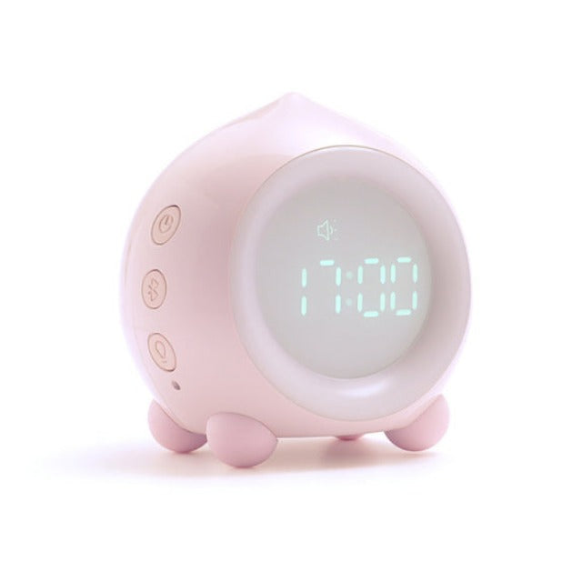 White & Blue Digital Children's Alarm Clock