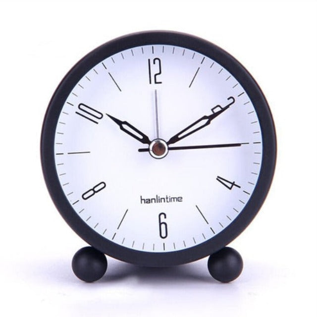 Analog Children's Alarm Clock Black