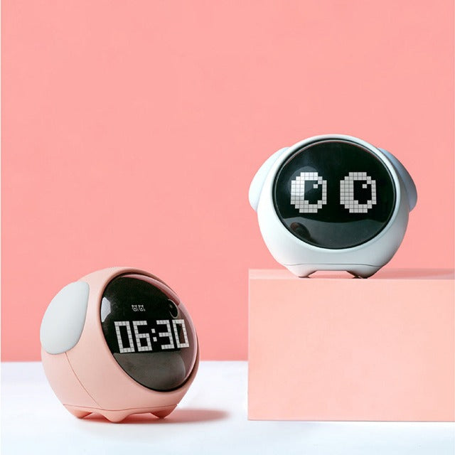 Pink Digital Children's Alarm Clock