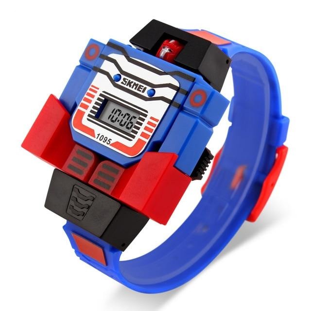 Robot Digital Boy's Watch