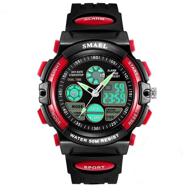 Boys digital waterproof discount watch